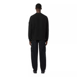STONE ISLAND Stone Island Sweatshirt Met Ronde Hals En Geribde Details Zwart - Match Laren