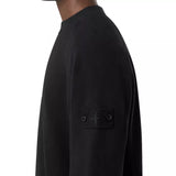 STONE ISLAND Stone Island Sweatshirt Met Ronde Hals En Geribde Details Zwart - Match Laren