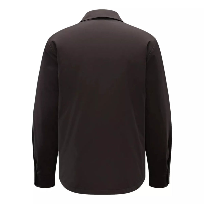 A TRIP IN A BAG A Trip In The Bag Overshirt ''Travel'' Donkerbruin - Match Laren
