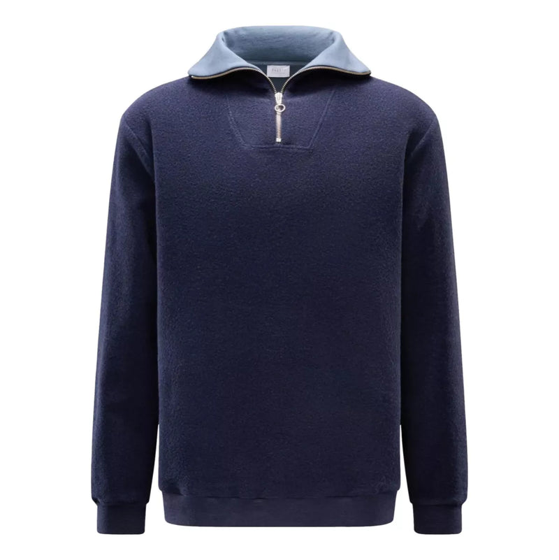 A TRIP IN A BAG A Trip In The Bag Quarter Zip Trui Indigo - Match Laren