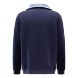 A TRIP IN A BAG A Trip In The Bag Quarter Zip Trui Indigo - Match Laren