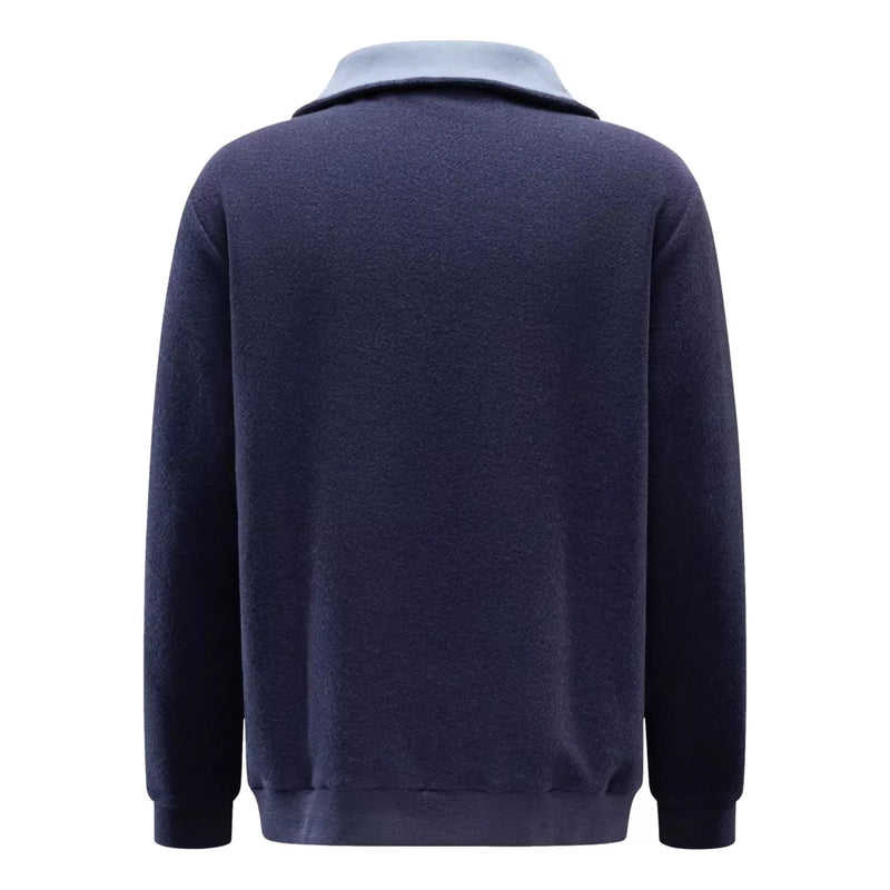 A TRIP IN A BAG A Trip In The Bag Quarter Zip Trui Indigo - Match Laren