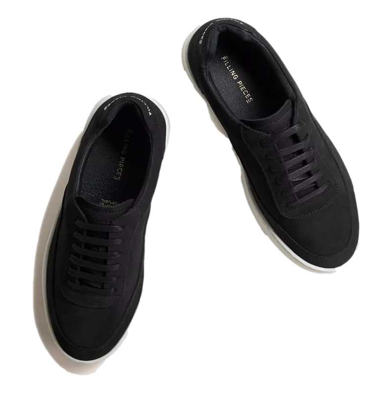 FILLING PIECES Filling Pieces Sneaker Mondo 2.0 Ripple Nubuck Zwart - Match Laren