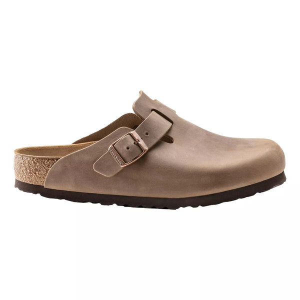 BIRKENSTOCK Birkenstock Boston Klomp Bruin Vetleer - Match Laren