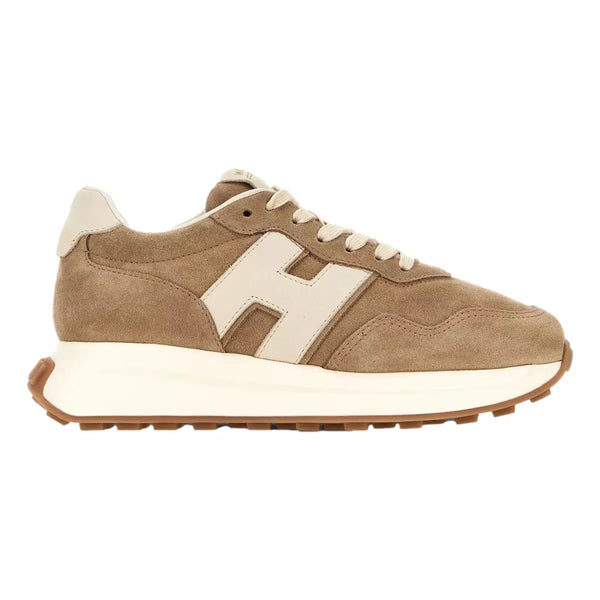 HOGAN Hogan Sneaker Zand Met Wit Logo - Match Laren