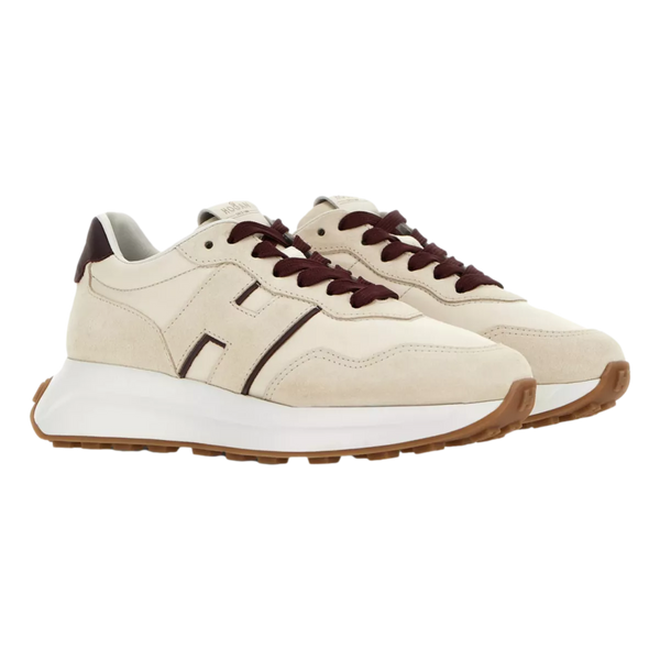 HOGAN Hogan Sneaker H641 Ivory/Burgundy - Match Laren