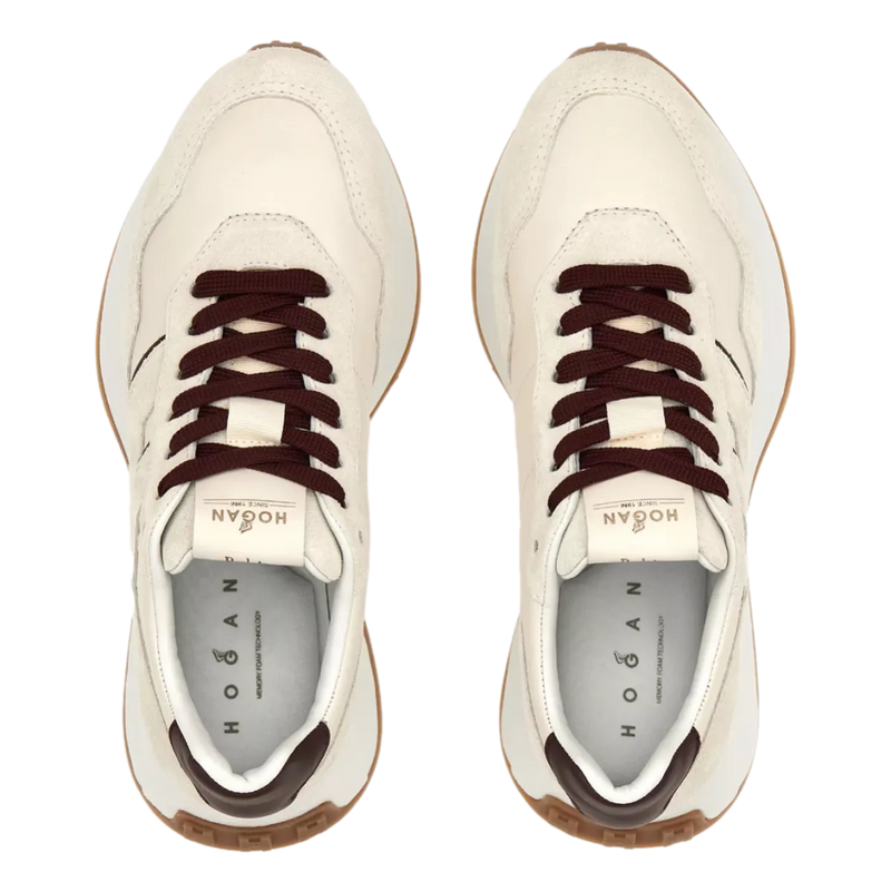 HOGAN Hogan Sneaker H641 Ivory/Burgundy - Match Laren