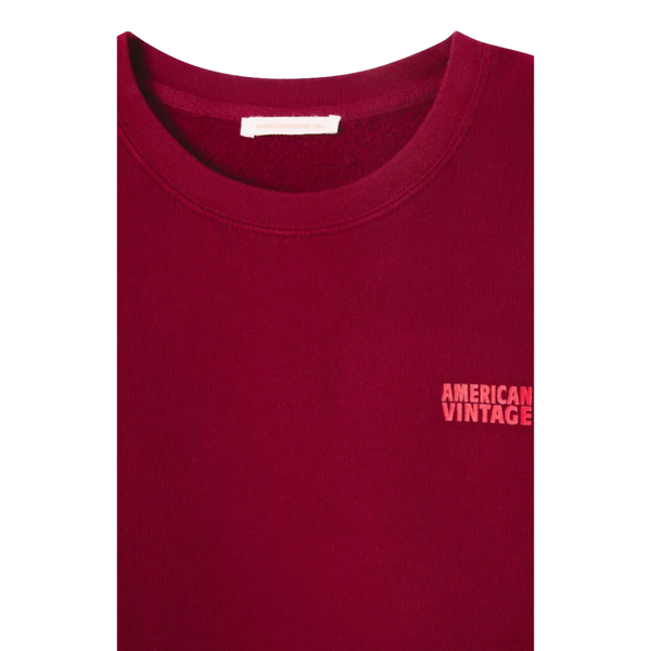 AMERICAN VINTAGE American Vintage Sweater Izubird Bordeaux - Sisera