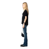 ZADIG & VOLTAIRE Zadig & Voltaire Tommer Fallen Angel T-Shirt Zwart Combi - Match Laren