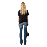 ZADIG & VOLTAIRE Zadig & Voltaire Tommer Fallen Angel T-Shirt Zwart Combi - Match Laren