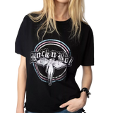 ZADIG & VOLTAIRE Zadig & Voltaire Tommer Fallen Angel T-Shirt Zwart Combi - Match Laren