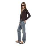 ZADIG & VOLTAIRE Zadig & Voltaire Vest Missya 100% Kasjmier Donkerbruin - Match Laren