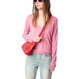 ZADIG & VOLTAIRE Zadig & Voltaire Rivy Kasjmier Trui Rose - Match Laren