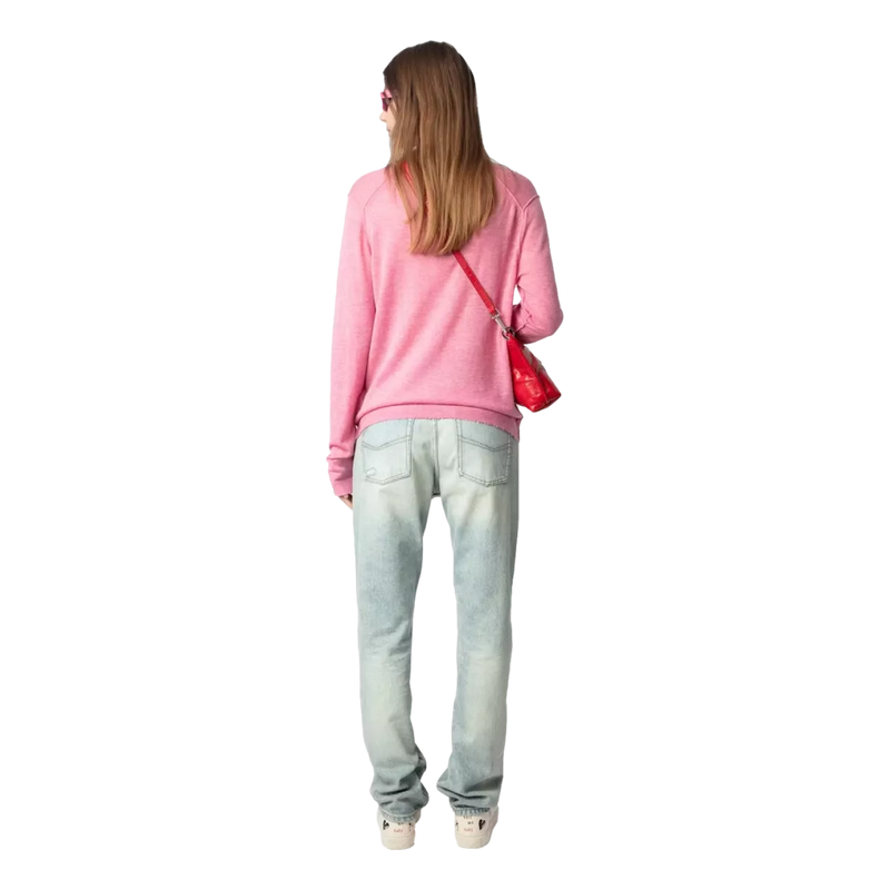 ZADIG & VOLTAIRE Zadig & Voltaire Rivy Kasjmier Trui Rose - Match Laren