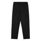 OLAF Olaf Getailleerde Slim Broek Met Elastiek Zwart - Match Laren