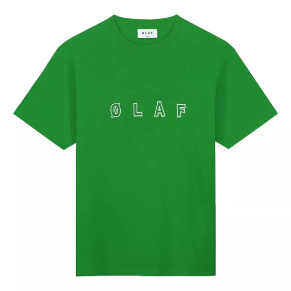 OLAF Olaf Sans Embro Logo T-Shirt Groen - Match Laren