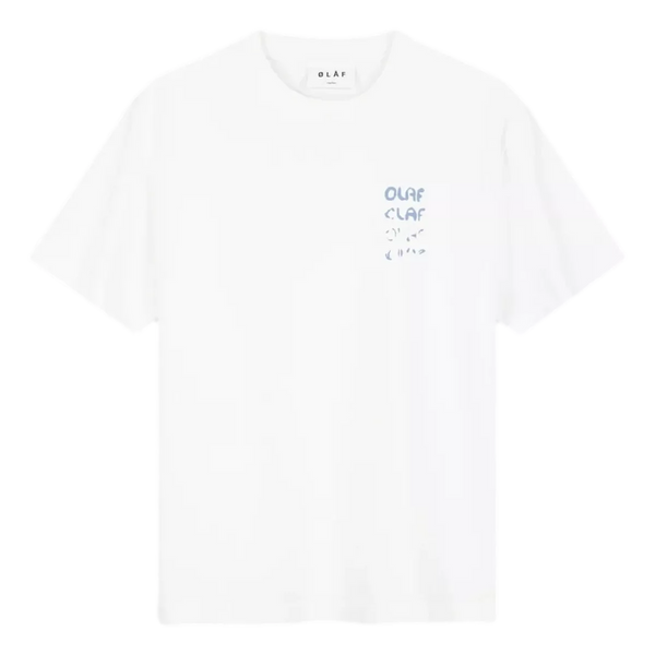 OLAF Olaf T-Shirt Spray Grafic Wit - Match Laren