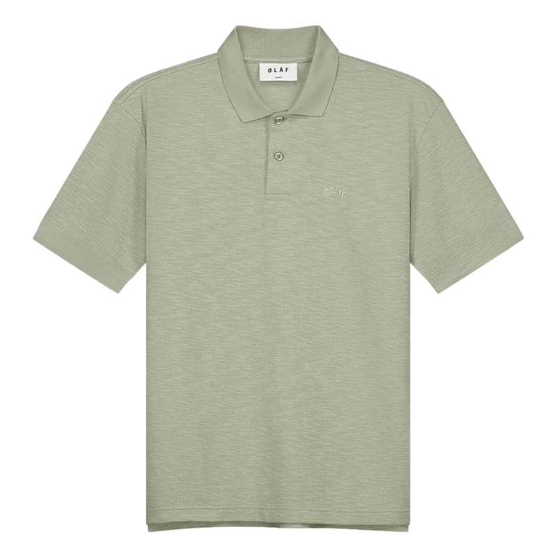 OLAF Olaf Polo Slub SS Licht Groen - Match Laren