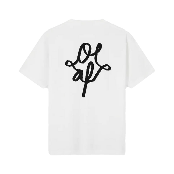 OLAF Olaf Monogram Graphic T-Shirt Wit - Match Laren