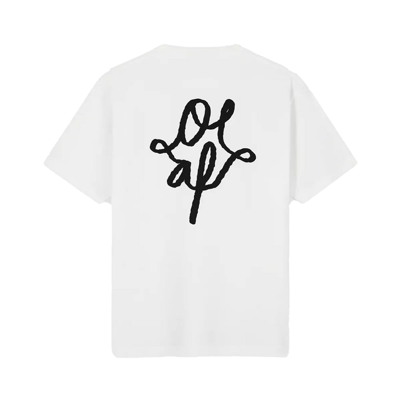 OLAF Olaf Monogram Graphic T-Shirt Wit - Match Laren