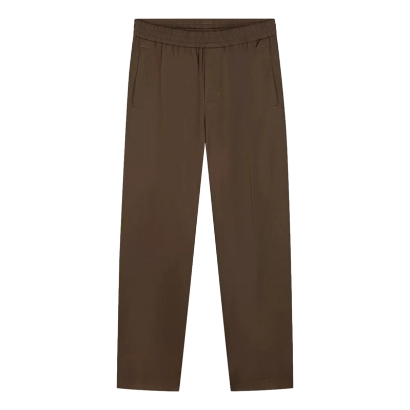 OLAF Olaf Slim Elasticated Trousers Brown  - Match Laren