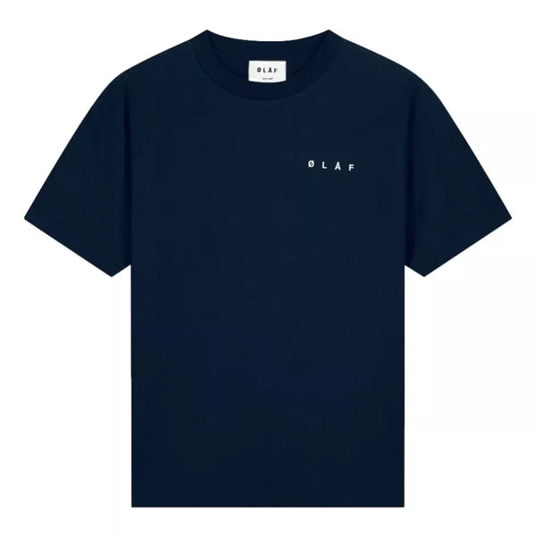 OLAF Olaf Signature Face T-Shirt Donkerblauw - Match Laren