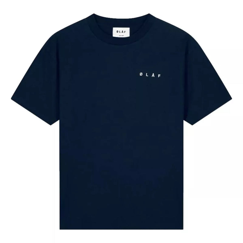 OLAF Olaf Signature Face T-Shirt Donkerblauw - Match Laren