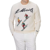 MC2 SAINT BARTH Saint Barth Heron Trui Off White - Match Laren