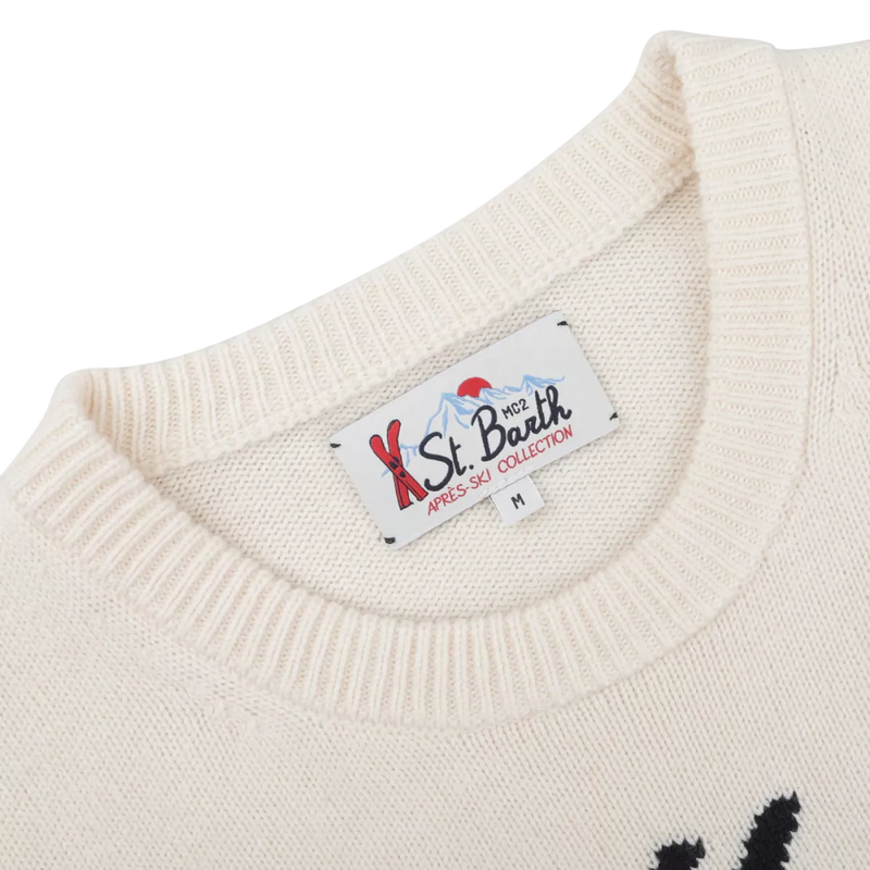MC2 SAINT BARTH Saint Barth Heron Trui Off White - Match Laren