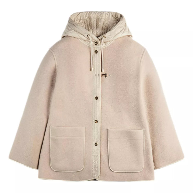 FAY Fay Cashmere Jas Champagnekleur - Match Laren
