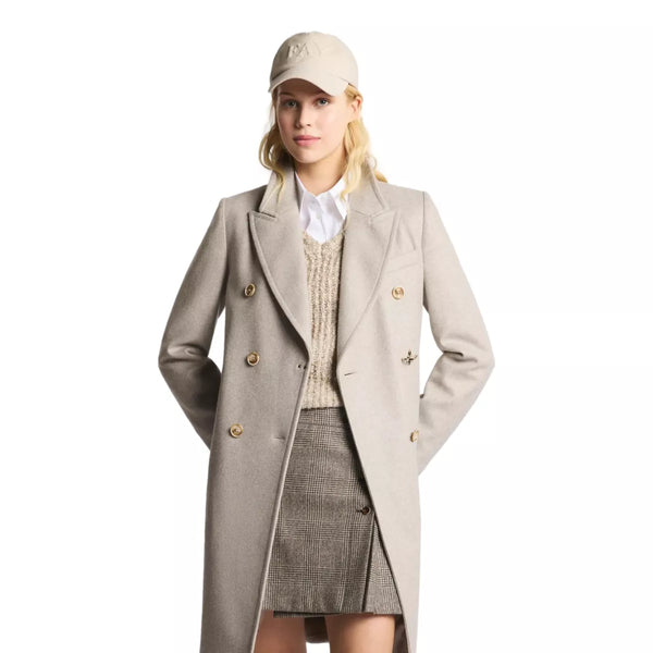 FAY Fay Wollen Cashmere Jas Lichtgrijs - Match Laren