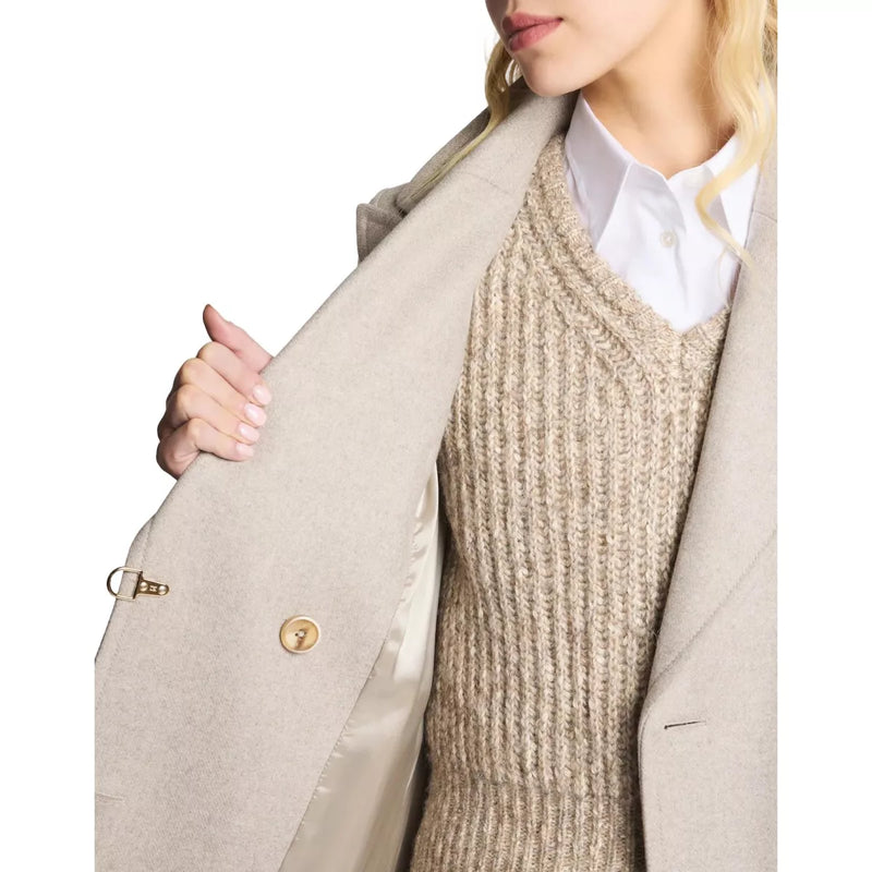FAY Fay Wollen Cashmere Jas Lichtgrijs - Match Laren