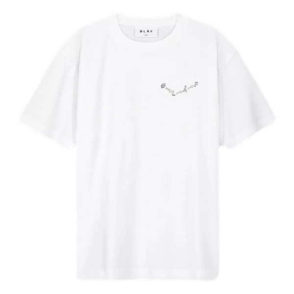 OLAF OLAF Arrow T-shirt Wit - Match Laren