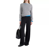 LISA YANG Lisa Yang Mira Cashmere Trui Lichtgrijs - Match Laren