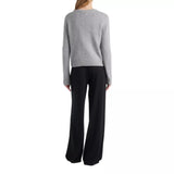 LISA YANG Lisa Yang Mira Cashmere Trui Lichtgrijs - Match Laren