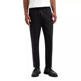 OLAF Olaf Getailleerde Slim Broek Met Elastiek Zwart - Match Laren