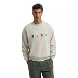 OLAF Olaf Sans Embro Crewneck Sweater Zand - Match Laren