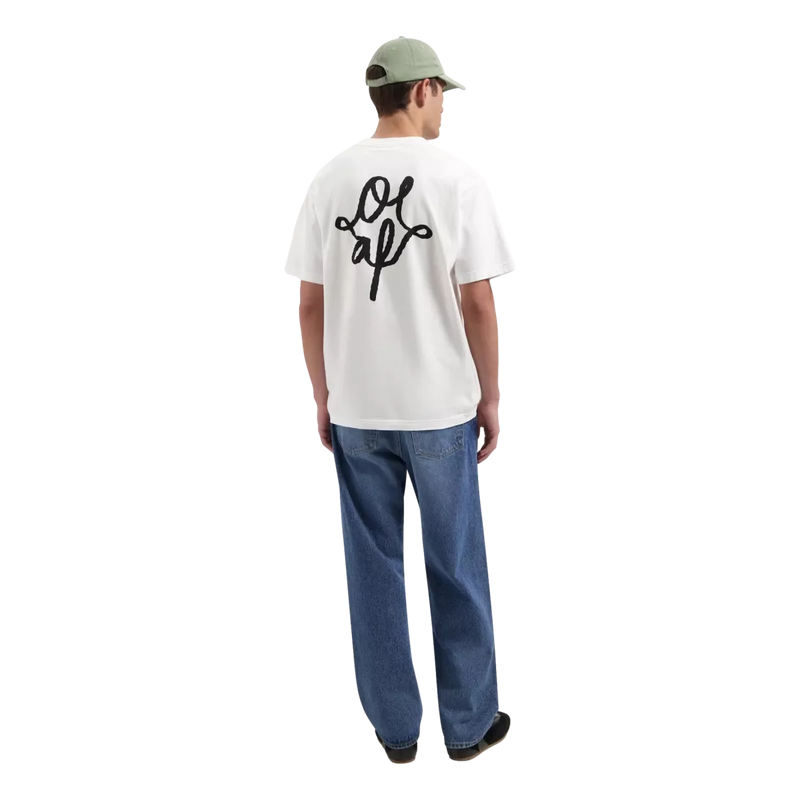 OLAF Olaf Monogram Graphic T-Shirt Wit - Match Laren