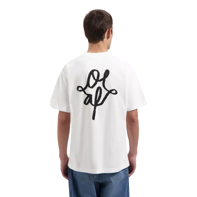 OLAF Olaf Monogram Graphic T-Shirt Wit - Match Laren