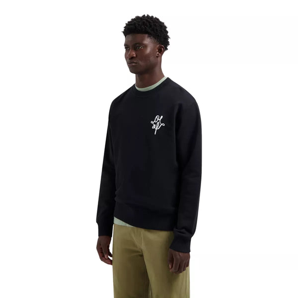 OLAF Olaf Monogram Graphic Trui Zwart - Match Laren