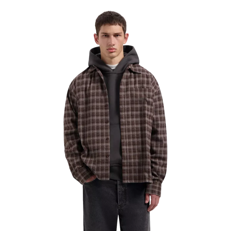 OLAF Olaf Plaid Boxy Shirt Hot Fudge - Match Laren