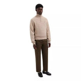 OLAF Olaf Signature Zip Up Trui Beige - Match Laren