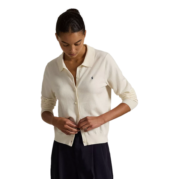 POLO RALPH LAUREN Polo Ralph Lauren Cardigan Off White - Match Laren