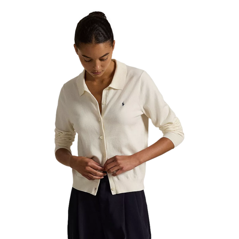 POLO RALPH LAUREN Polo Ralph Lauren Cardigan Off White - Match Laren