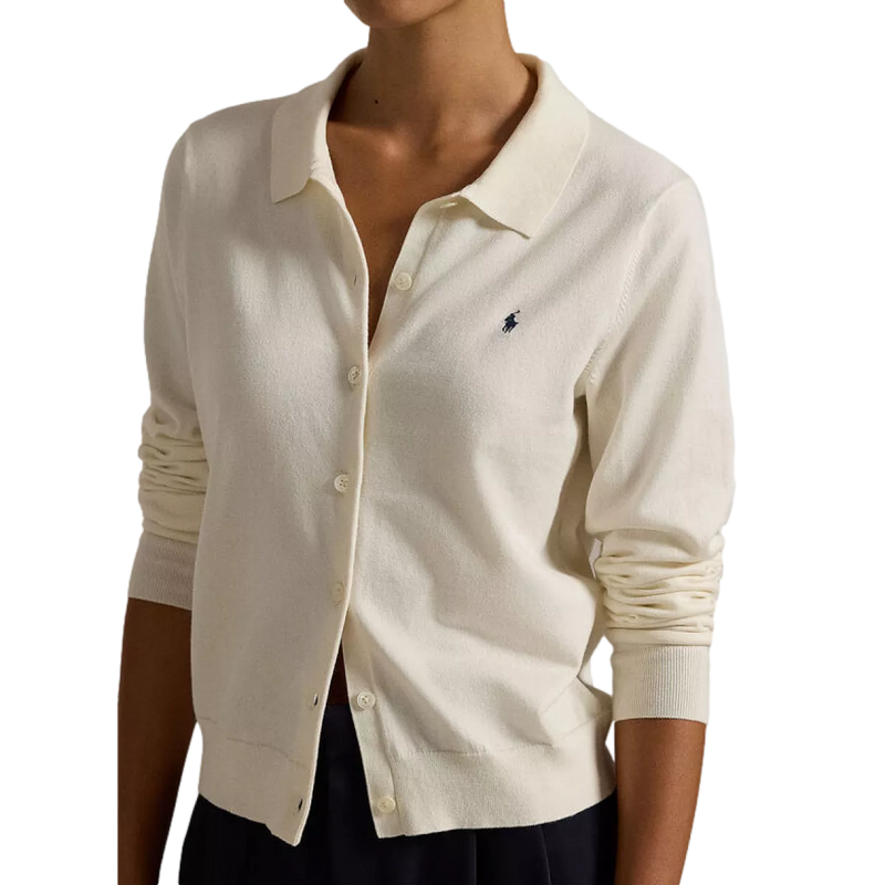 POLO RALPH LAUREN Polo Ralph Lauren Cardigan Off White - Match Laren
