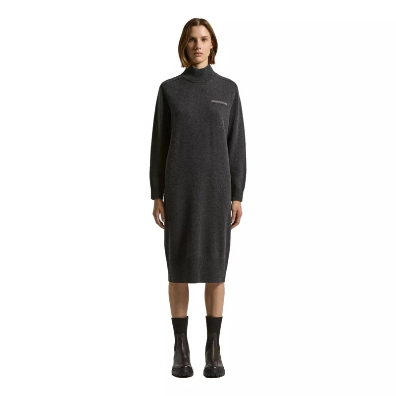 PESERICO Peserico Cashmere Wollen Jurk Antraciet - Match Laren