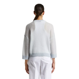 PESERICO Peserico Sweater Van Scheerwol en Alpacagaren Lichtgrijs - Match Laren