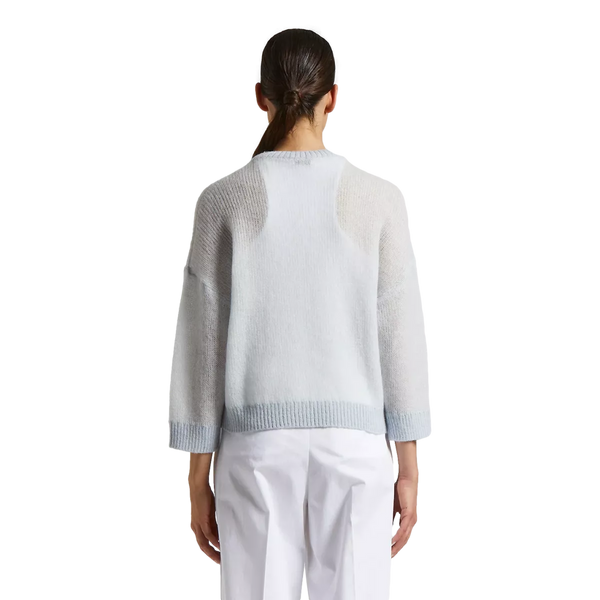 PESERICO Peserico Sweater Van Scheerwol en Alpacagaren Lichtgrijs - Match Laren