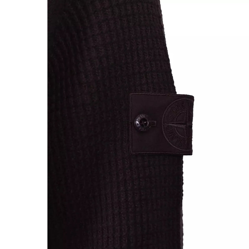 STONE ISLAND Stone Island Ribtrui Donkerbruin - Match Laren