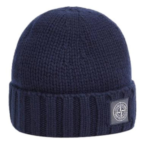 STONE ISLAND STONE ISLAND Beanie Geelong Wool Marine - Match Laren